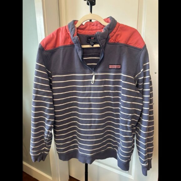 MENs Vineyard Vines Quarter Zip shepshirt - Picture 1 of 6